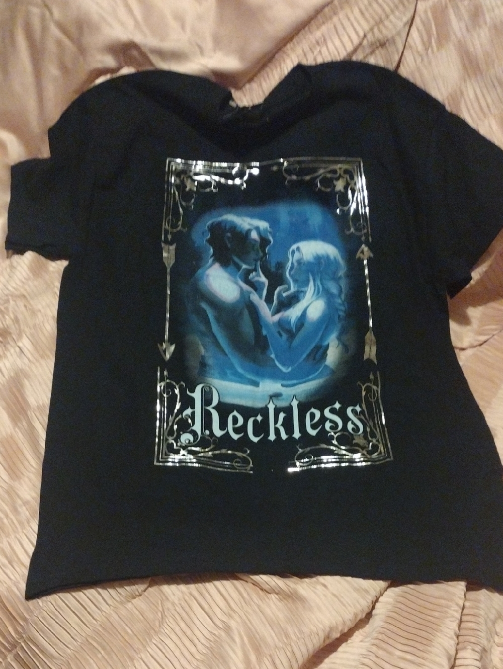 Reckless Black Graphic Tee